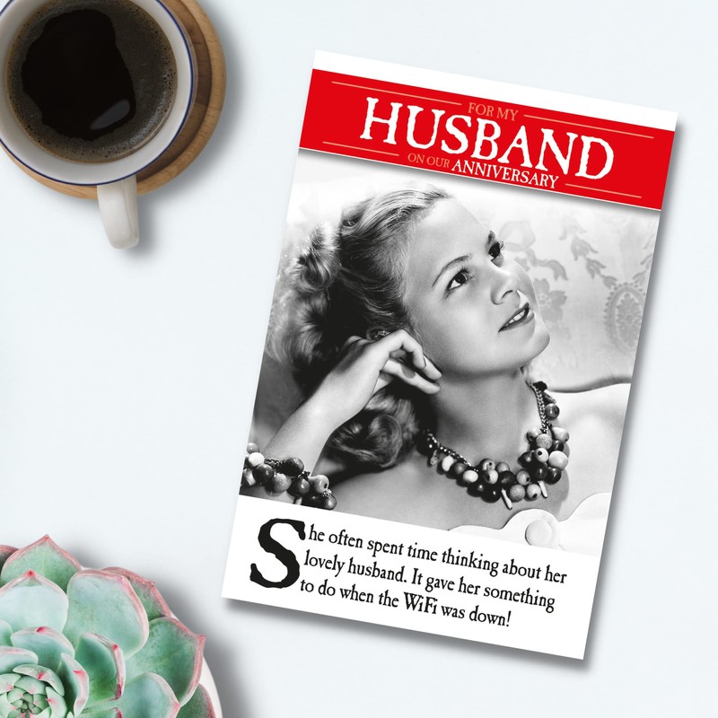 Anniversary Card For Husband, Funny Anniversary Card For Husband, Husband