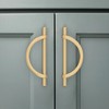 Amerdeco 6 Pack Champagne Bronze Cabinet Pulls 5 Inch(128MM) Hole