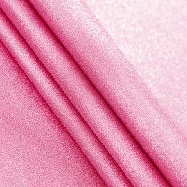 Entisn Pink Glitter Fabric, 3 Yards x 59 Inch Shimmer for Costume DIY