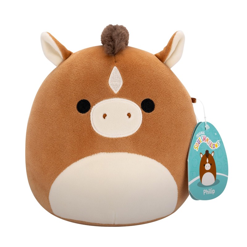 Squishmallows Original 7.5-Inch Philip the Brown Horse