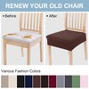 Smiry Stretch Jacquard Seat Covers for Dining Room Chairs Set