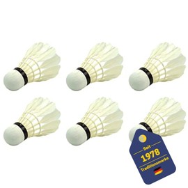 Best Sport 6-Piece Tournament Shuttle Cocks - White