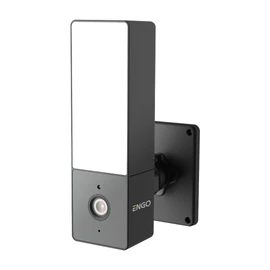 ENGO ECAM-L1 WiFi Smart Floodlight Camera – Outdoor CCTV Camera with Motion Detection, 4MP 2K HD Security Cam, Night Vision, Two-Way Audio, Waterproof IP65, 256GB SD Support