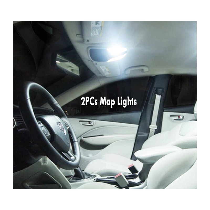 Mr. Brighton 18Pc Super White Car Interior LED Light Bulb
