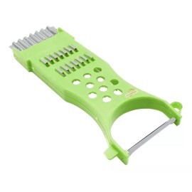 J.H. Company Rallador Cortador De Verduras Juliana Multiusos Cocina C97 Color Verde C97