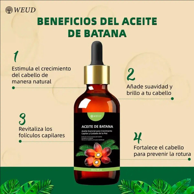 Weud Aceite De Batana De Para El Crecimiento Del Cabello