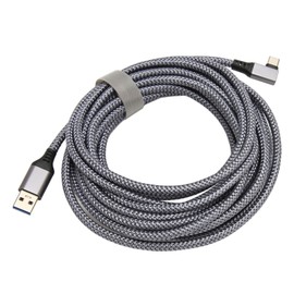 for Quest 2 Link VR Cable Nylon Braiding High Speed Data Transfer Charging Cord VR Accessories for VR Headset Gaming PC 6m / 19.7ft