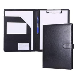 Clipboard Folder Leather Conference Pad Desk Pad Signature Folder A4 Document Folder Designed for Contract Signing Office Supplies Business Supplies