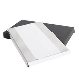 Muka Business Metal Card Holder with Polished Mirror, Stainless Steel Case Slim Minimalist Design Case for Men and Women-Whole Mirror