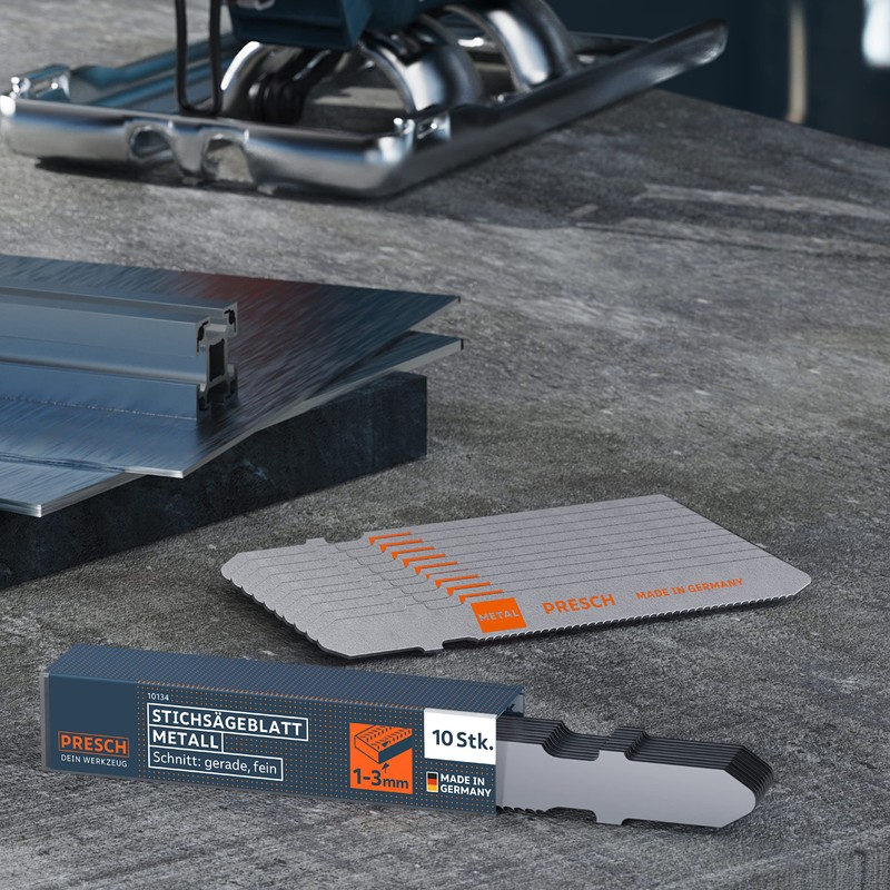 Presch Jigsaw Blades Metal Pack of 10 (Fine Cut) -
