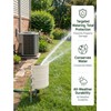 2 Pcs Sprinkler Guard, White Giant Yard Shield, Irrigation Splash