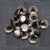 200 Sets Double Cap Rivet Leather Rivets Tube Metal Rivets