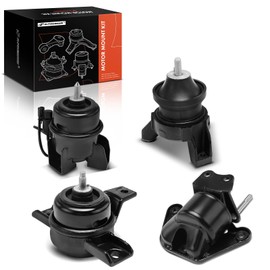 A-Premium 4PCS Engine Motor Mount and Transmission Mount Set Compatible with Hyundai Santa Fe 2007 2008 2009 V6 2.7L, Automatic Transmission, Replace # 218112B000, 218302B600