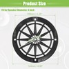 A ABSOPRO 4 Inch Car Speaker Grille Cover Round with