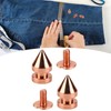 100 Sets Spiked Cone Spike Stud Rose Gold High Hardness