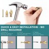 BYSMAH Plasterboard Fixings, 60Pcs 2 Sizes Self Drilling Anchor Screws