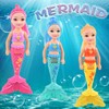 Tuko Mermaid Doll Set for 3+ Girls Gifts, 3Packs