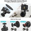 JEBUTU Magnet Camera Mount for GoPro with 360°Rotation Ball Head