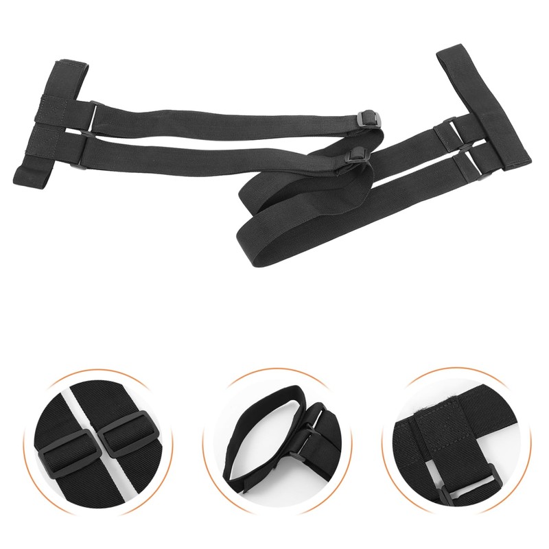 Kisangel 1pc Adjustable Ski Board Carrying Strap Portable Snowboard for