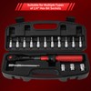 Hairich 1/4-Inch Drive Click Torque Wrench Set,2.3-24.9 N.M/20-220IN.LB, Bike Torque