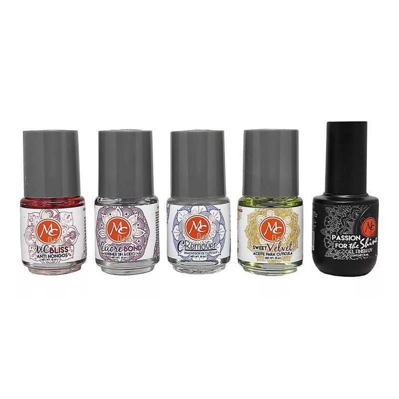 Mc Nails Mega Kit Profesional Para Uñas Acrílicas Mc Nails