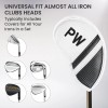 Golf Iron Head Covers Numbers Synthetic Leather Headcover Deluxe Value