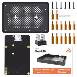 GeeekPi DeskPi Lite M.2 SATA Expansion Board for Raspberry Pi 4 Model B 2GB /4GB /8GB, Supports B-Keys, Only Compatible with DeskPi Lite Case