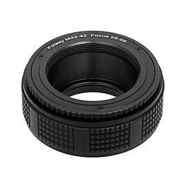 Fotasy 25-59mm M42 to M42 Lens Macro Helicoid Adapter, 42mm Focusing Helicoid Extention Tube, 25mm to 59mm, 24mm Max Movement, fits M42 Screw Mount Lens