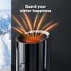 Black Portable Car Heater Quick Heating Automatic Overheat Protection Car
