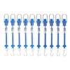 QWORK Spring Scale, 10 Pack 20N Transparent Spring Balance Hanging