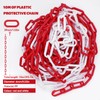 Piuluvor® 10 m Barrier Chain Red White Plastic Chain Barrier