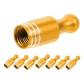 8pzs Tapones Para Llantas Aluminio Valvula Cubre Auto Moto