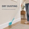 Long-Handle Baseboard Cleaner Mop, 112 cm Swivel Cleaning Tool with