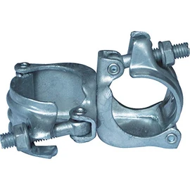 TRUSCO Dove Plated Single Pipe Same Diameter Clamp Orthogonal Φ1.9 x Φ19.6 inches (48.6 x 48.6 mm) TCDKDM