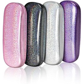 ZONLY Eyeglasses Case,(4 Piece) Unisex Hard Shell Eyeglasses Cases Protective Case For Glasse (Style A)