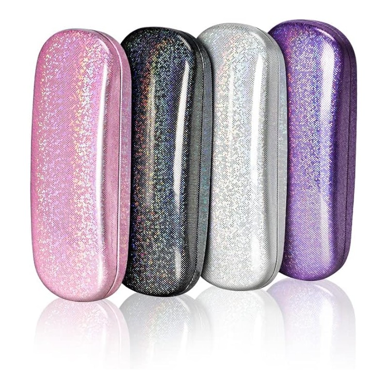 ZONLY Eyeglasses Case,(4 Piece) Unisex Hard Shell Eyeglasses Cases Protective