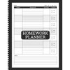 Homework Planner for ADHD Students, Undated Assignment Tracker Notebook