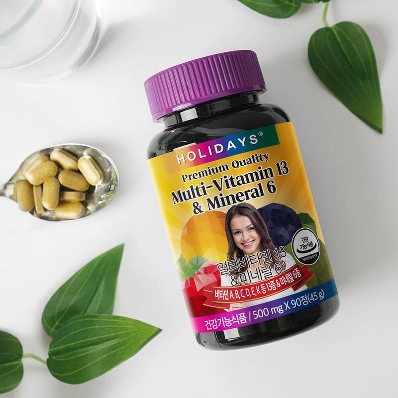 Holidays Multivitamin 13 & Mineral 6 90 tablets, 4 bottles