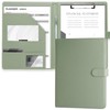 Mymazn A4 Clipboard Folder Conference Folder, Faux Leather Clipboard with