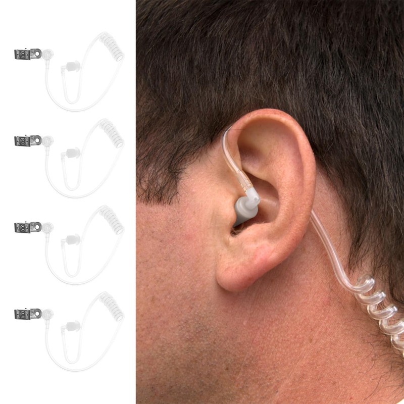 FDGGT 4 Pieces Intercom Air Channels Transparent Intercom Channels Audio