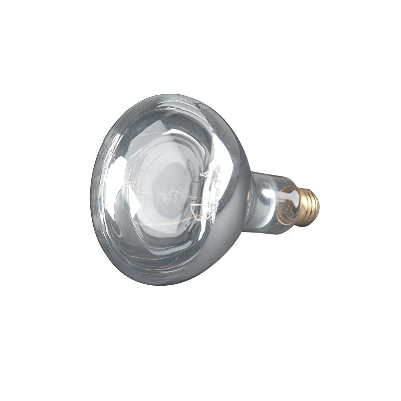 GE 043168906593 250W Medium Base R40 Infrared Heat Lamp