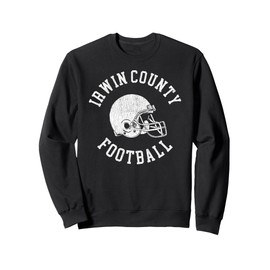Irwin County Football Throwback Football Helmet Retro Sweatshirt