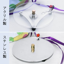 YUYAKESHI Turntable Roulette Lottery Props Horizontal Game Rotating Omikuji Game Flat Lay DIY Lottery Desktop Toy (Stainless Steel Plate)