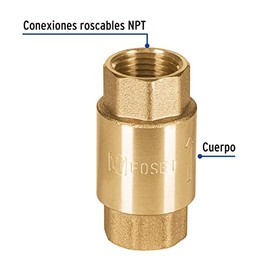 Foset VARE-1/2, Válvula de retención de 1/2"
