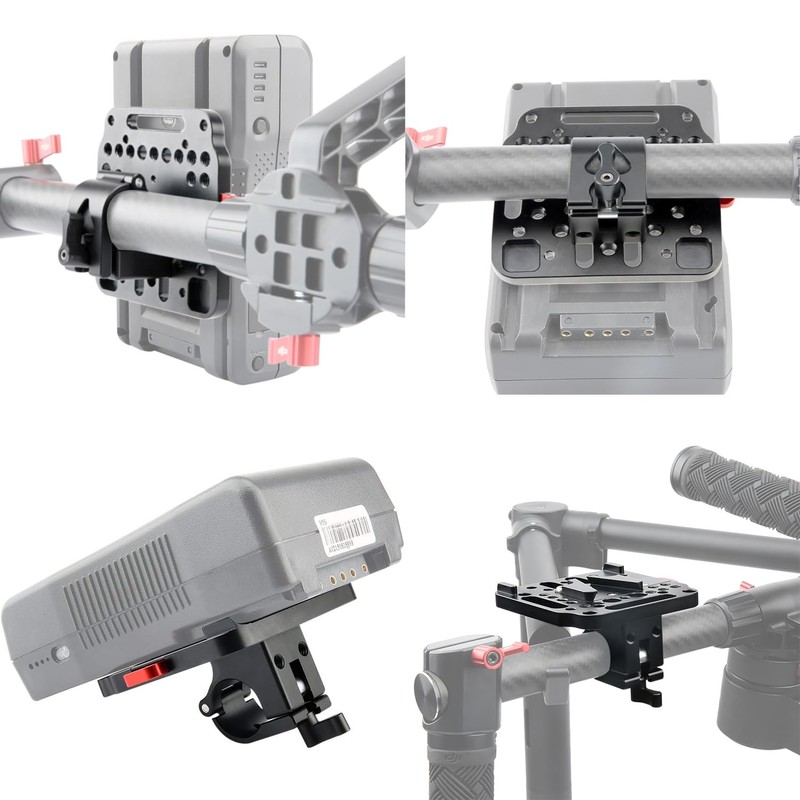 NICEYRIG 25mm Rod Clamp with Quick Release V Lock Assembly