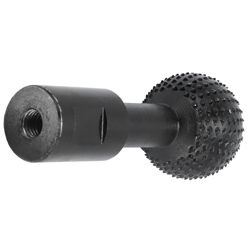 10mm Spherical Rotary Burr Wood Carving Drill Head Carbon Steel