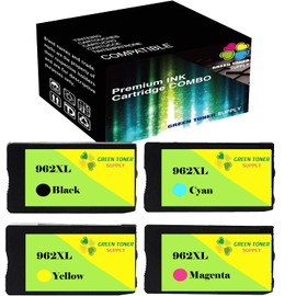 Green Toner Supply remanufactured Ink Cartridge Replacement for HP 962 hp962 XL 962XL for Officejet 9010 9012 9015 9019 9028 Printer