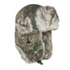 CTM Men's Camo Winter Aviator Hat with Ear Flaps, Medium/Large,
