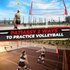 Patiassy Volleyball Training Equipment Net for Indoor Outdoor Use Volleyball