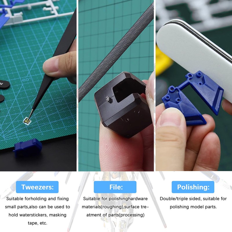 QLOUNI Model Making Tool Set Gundam Modeler Basic Tools Professional